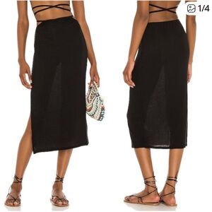 NWT WeWoreWhat Cutout Midi Skirt
